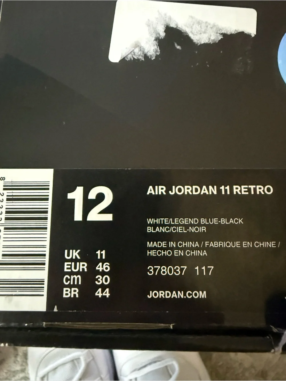 Jordan 11 Retro Legend Blue High-Top Sneakers